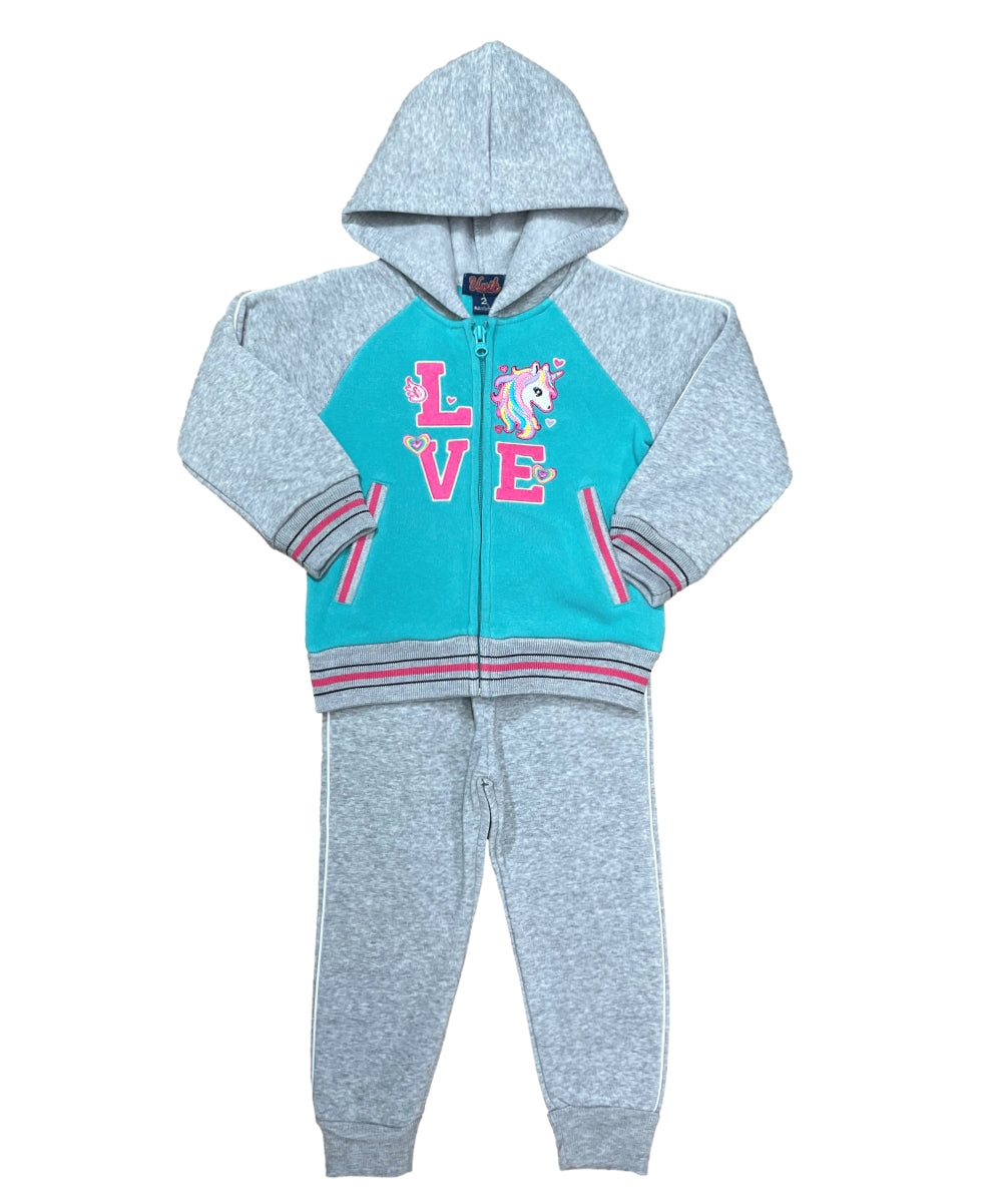 Love Unicorn Track Suit Mint GW2426