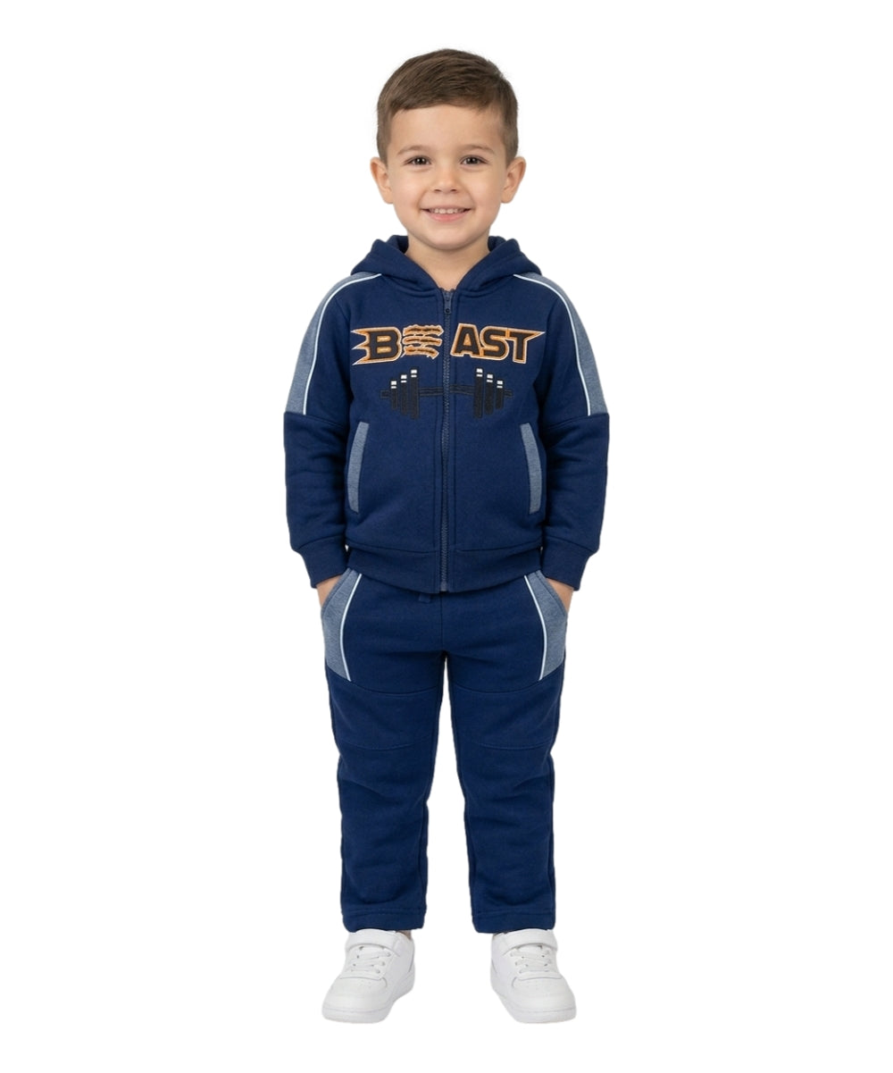 Boy Beast Track Suit Navy BW2167