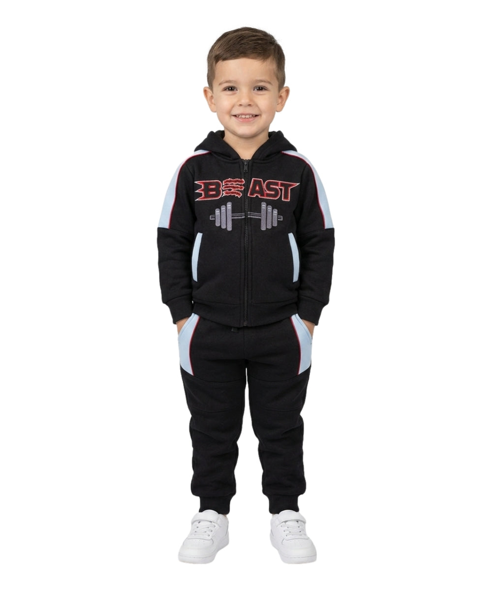 Boy Beast Track Suit Black BW2167