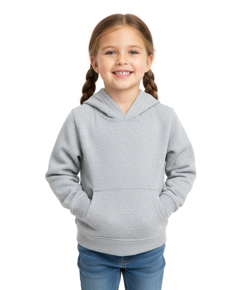 Fleece Classic Warm Pull Over Hoodie L grey KP101