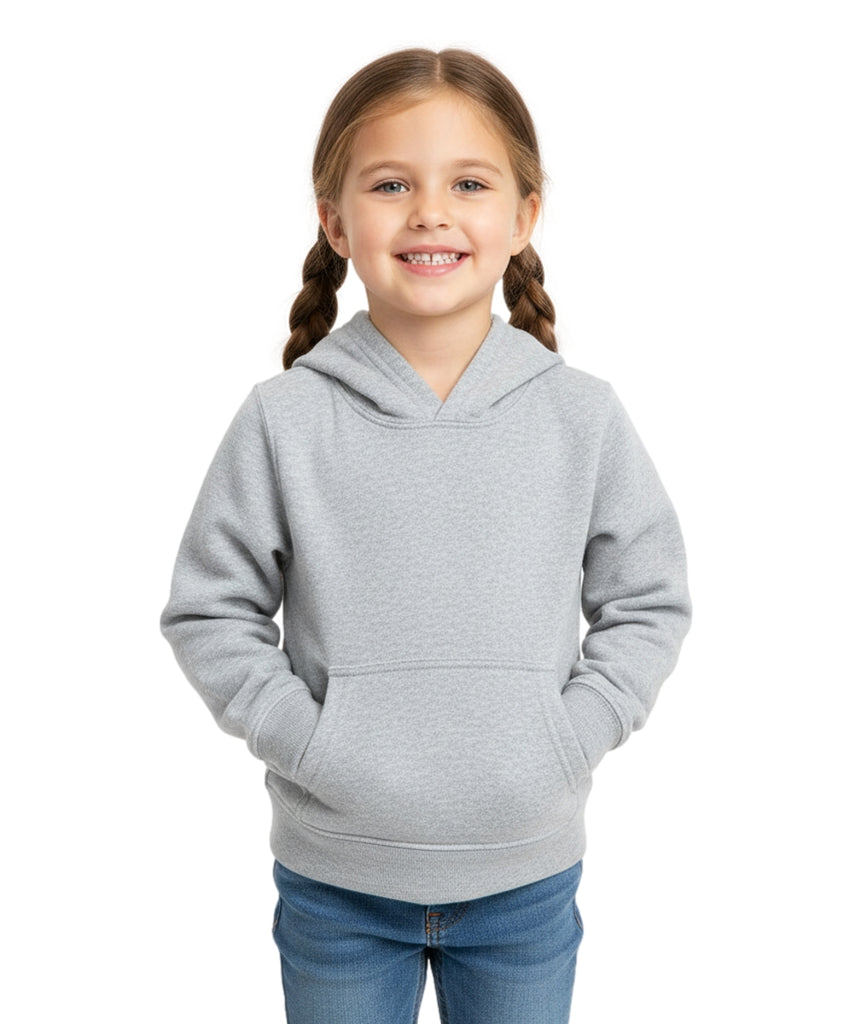 Fleece Classic Warm Pull Over Hoodie L grey KP101