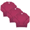 Premium Quality Fleece Crewneck Sweater shirts Navy KP102 3 Pack