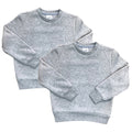 Premium Quality Fleece Crewneck Sweater shirts Dgrey KP102 2 Pack