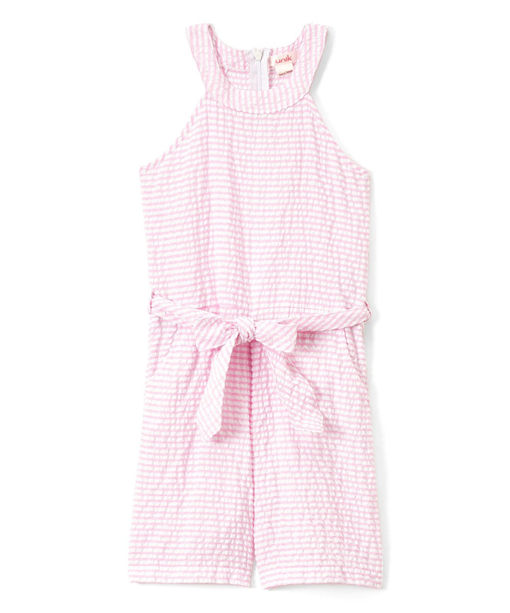 Girl Striped Romper Red RP1979