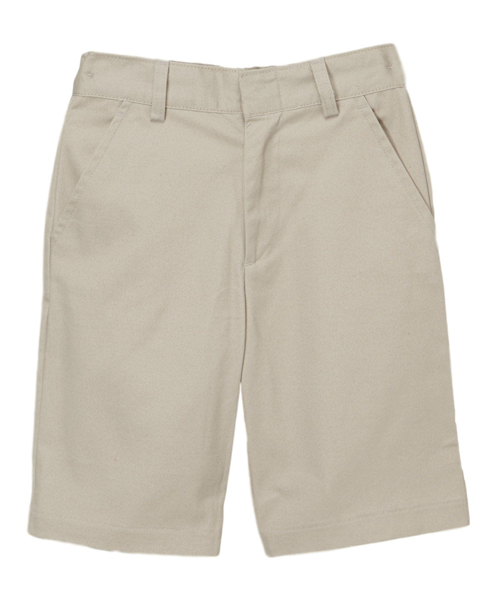 Boy Uniform Navy Zip Up Shorts With Adjustable Waist 5-16 SBU31