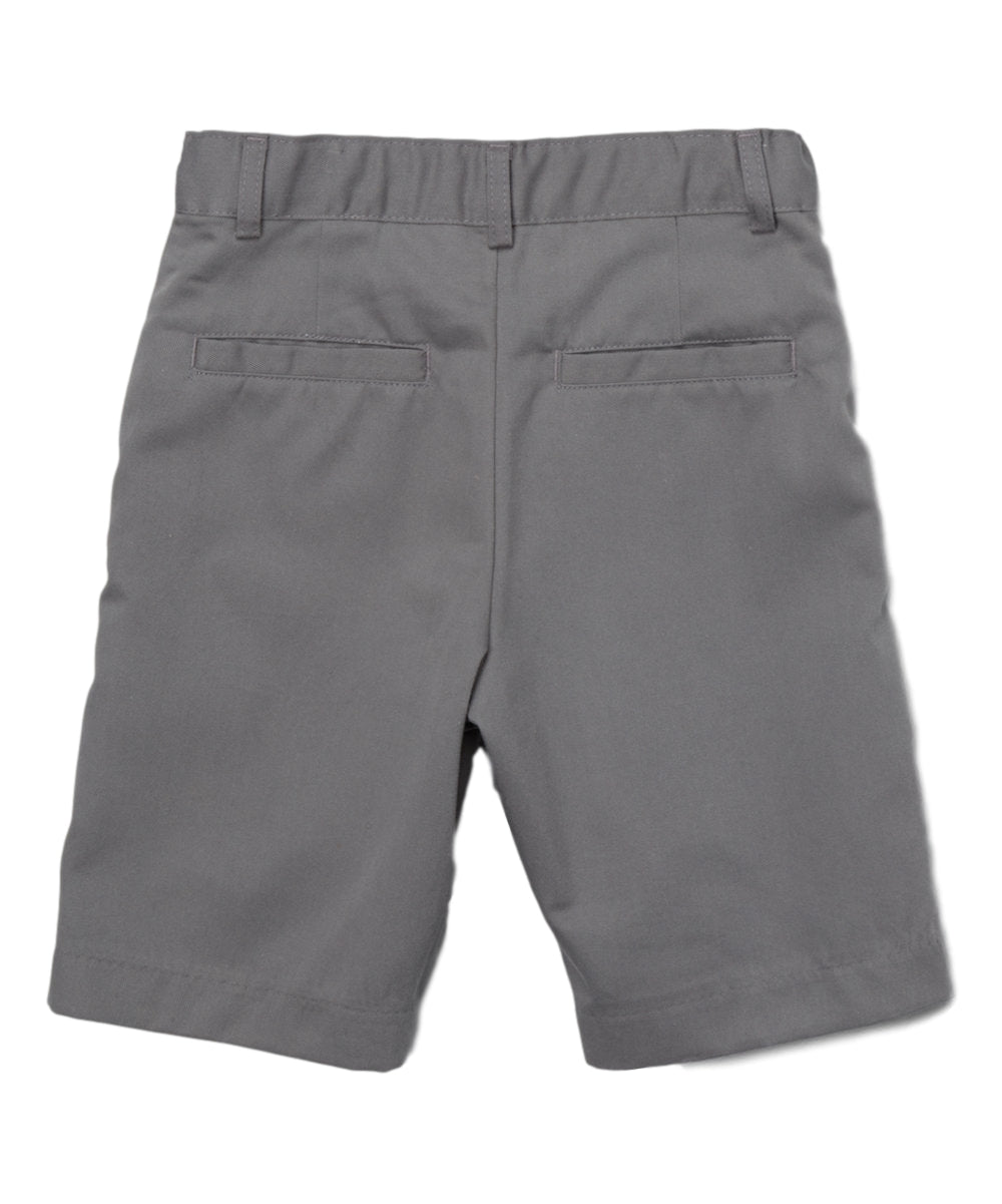 Boy Uniform Navy Zip Up Shorts With Adjustable Waist 5-16 SBU31