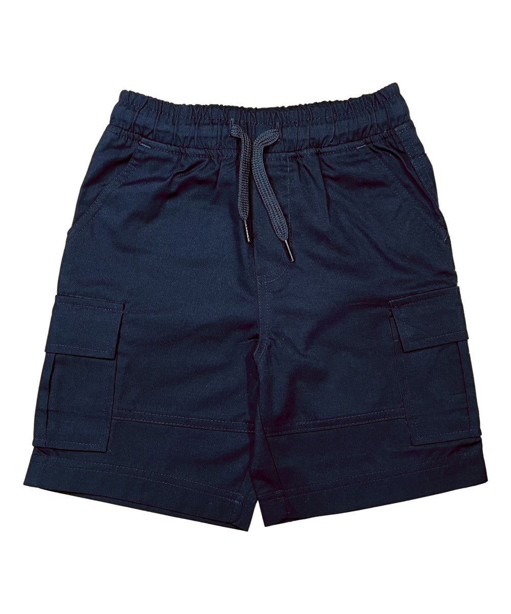 Boy Navy Cargo School Every Wear or  Uniform Shorts 4/5-16 SCG33