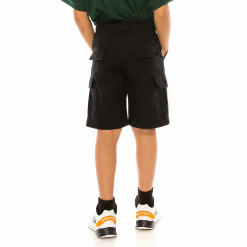 Boy Black Cargo School Every Wear or  Uniform Shorts 4/5-16 SCG33
