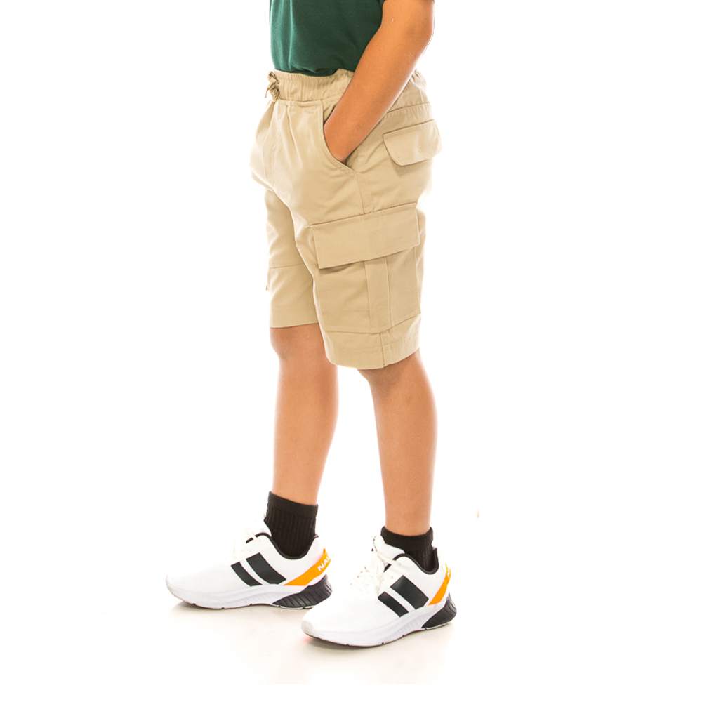 Boy Khaki Cargo School Every Wear or  Uniform Shorts 4/5-16 SCG33