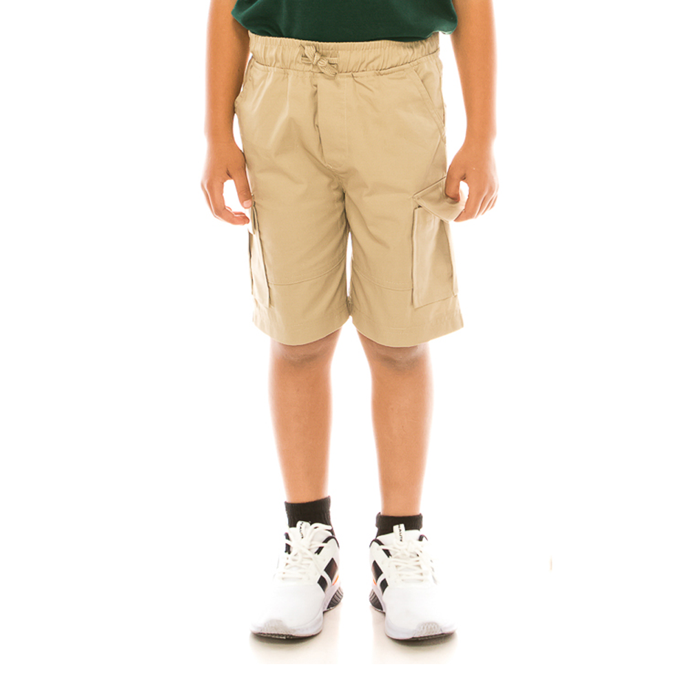 Boy Khaki Cargo School Every Wear or  Uniform Shorts 4/5-16 SCG33