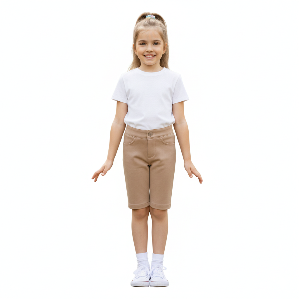 Girls Uniform Stretchy Shorts 4/5-16 SGU01