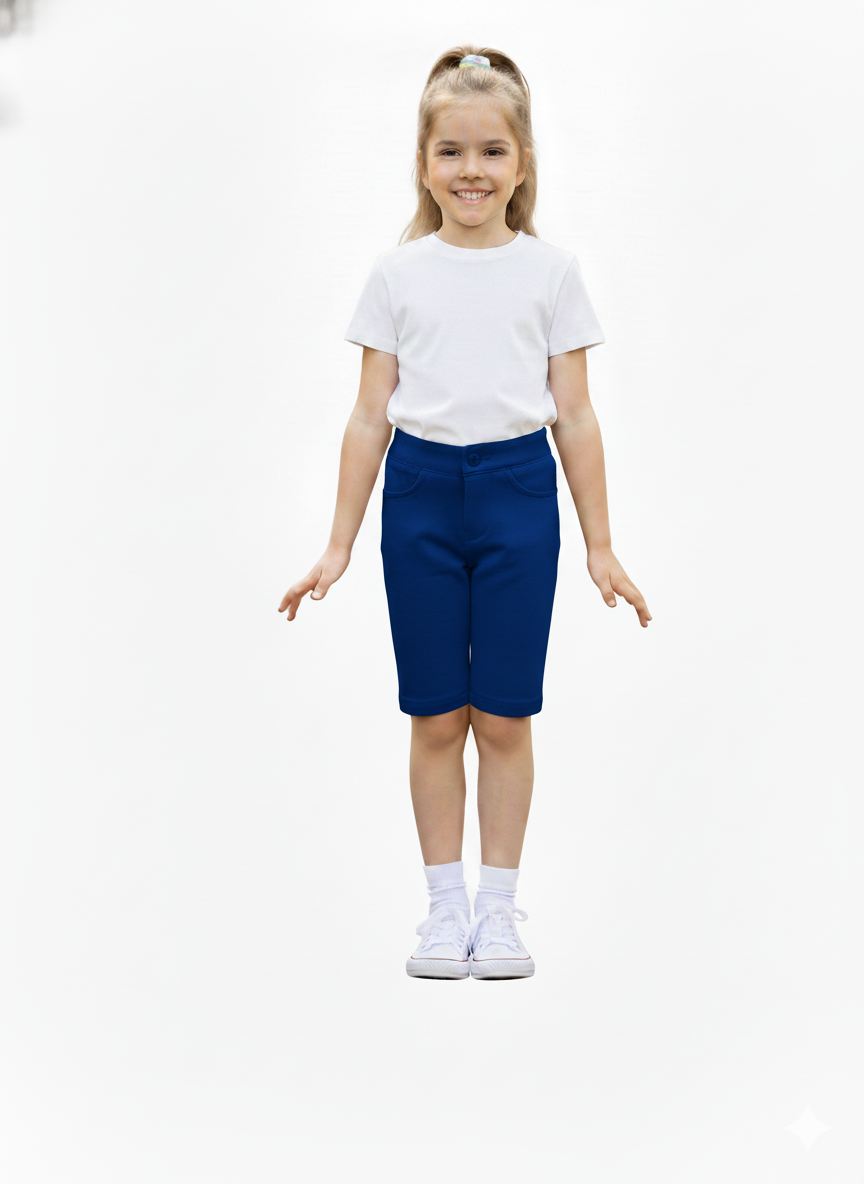 Girls Uniform Stretchy Shorts 4/5-16 SGU01