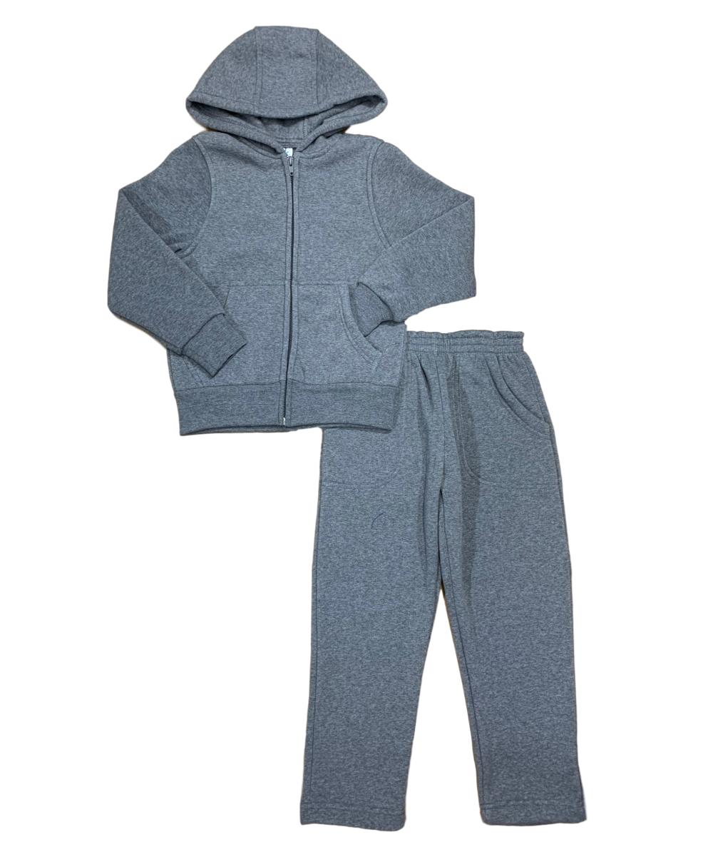 Premium Solid Plain Fleece Set  Black US01