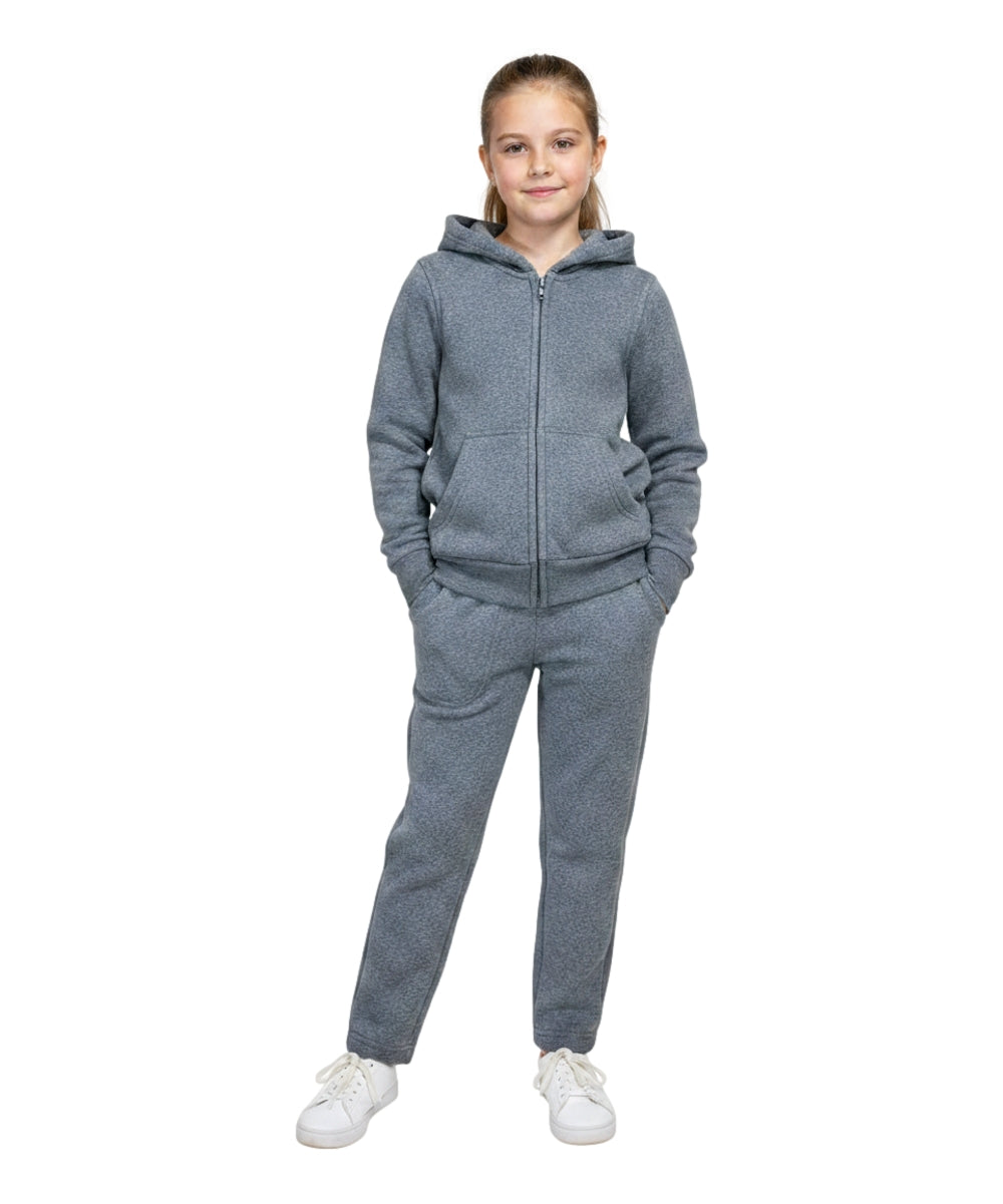 Premium Solid Plain Fleece Set  D Grey US01