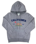 California Republic Women's Zip-Up Warm Fleece Hoodie Black WBT64