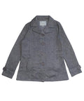 Unik's Women Tweed Coats Burgundy WJ18522