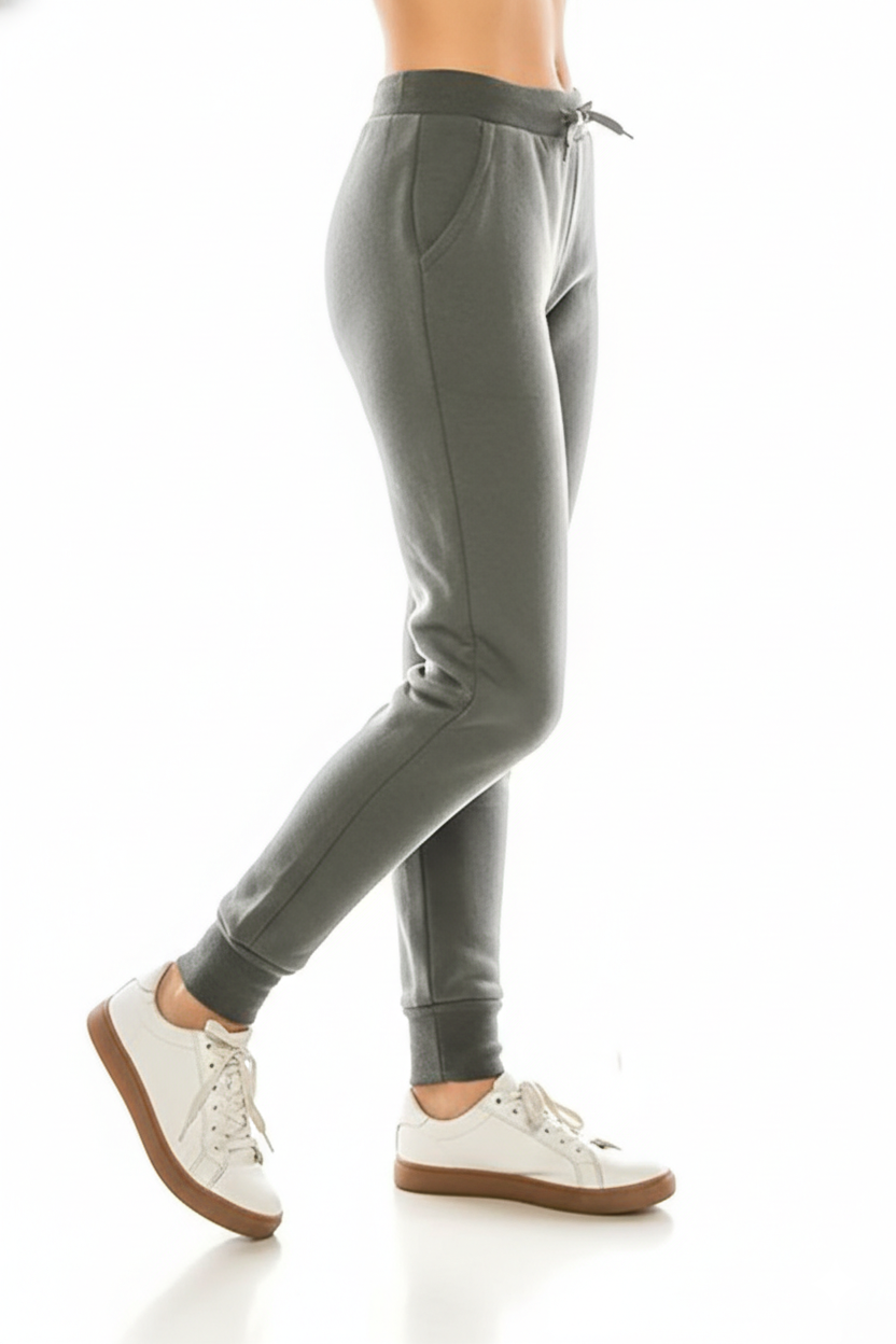 Women's Joggers Sweat Pants With Drawstring Waist D. Grey WP31