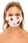 Face Mask, 100% Cotton, 2 layers, Clover, Washable, Reusable Mask, Adult Size