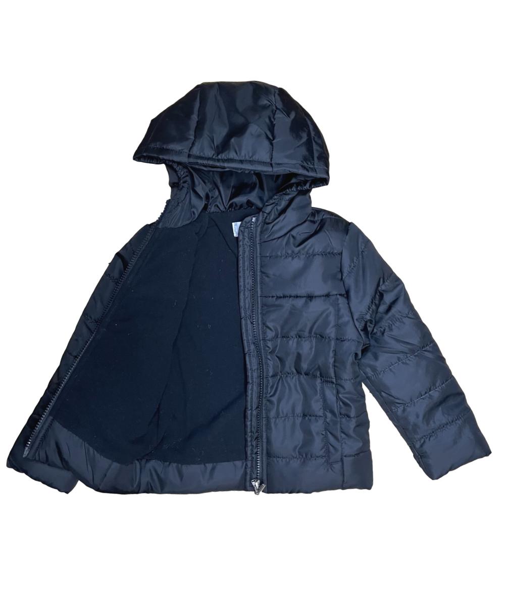 Boy's Zipper Hooded r Fleece Lined Puffer Jacket Royal Blue BJ2077