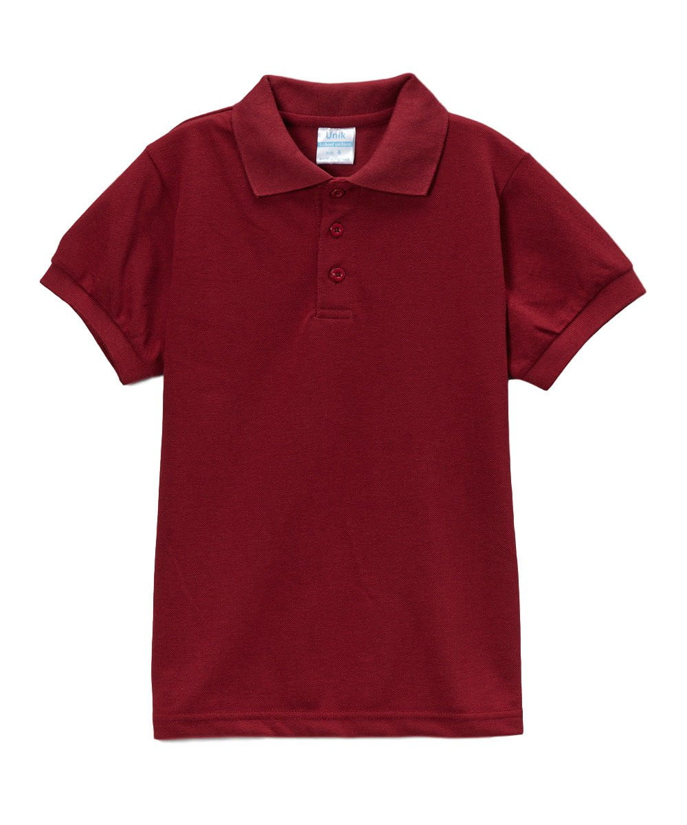 Maroon polo shirt sales boys