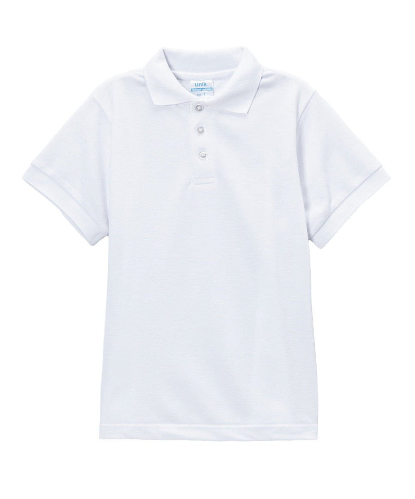 unikinc - Boys Uniform Polo Shirt White - Unikinc