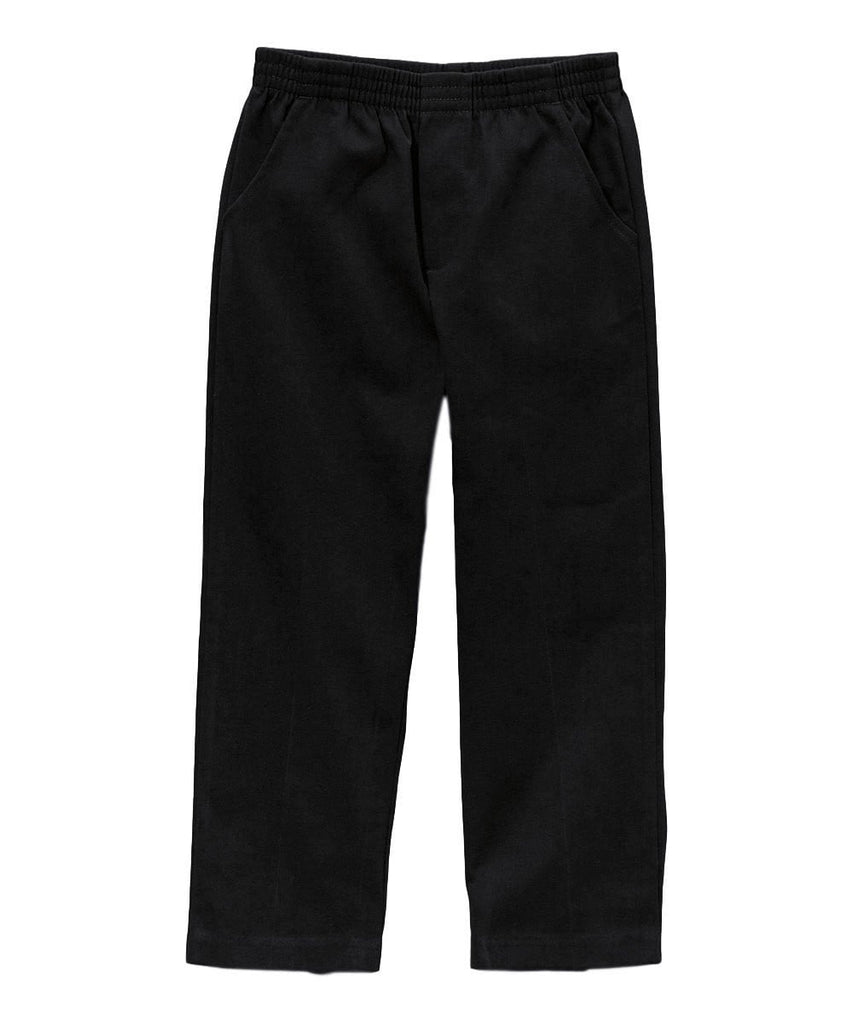 Wholesale Boys' Flat Front Uniform Pants, Navy, 16 - 20 - DollarDays