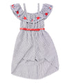 High Low Romper Dress 5-8