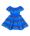 Girl's Royal X Traditional Mexican Cinco De Mayo Fiesta Dress 2-14
