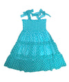 Girl Chiffon Dress Polka Dots B 2-8