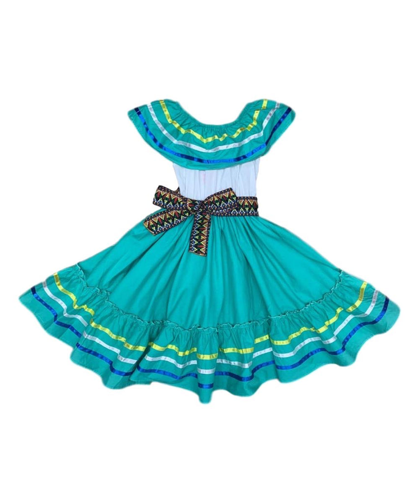 unik Girl's Fancy Traditional Mexican Cinco De Mayo Fiesta Dress Size unik Retail unik Girl's Fancy Traditional Mexican Cinco De Mayo Fiesta Dress Size unik Retail