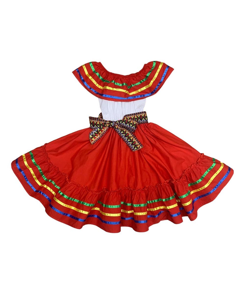 unik Girl's Fancy Traditional Mexican Cinco De Mayo Fiesta Dress Size 4-14 unik Girl's Fancy Traditional Mexican Cinco De Mayo Fiesta Dress Size 4-14