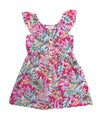 Rayon Flower Dress 2-8