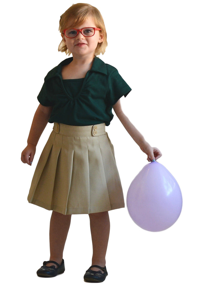 Girl s Khaki Uniform Skirts Scooter 4 5 16
