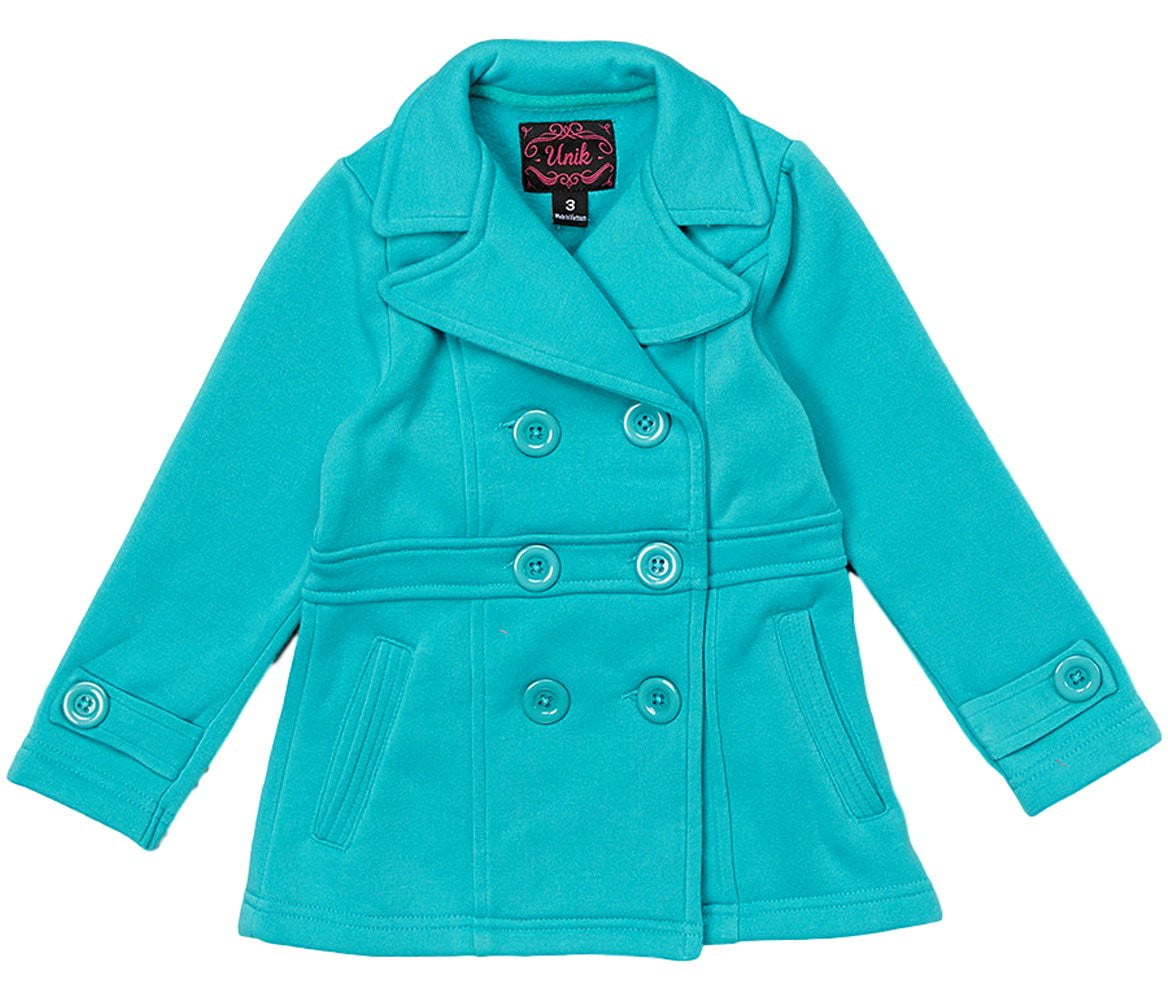 unikinc - Girl Fleece Coat With Buttons - Unikinc