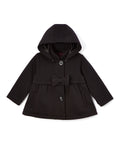 Fancy Baby and Toddler Pea Coat With Bow Rose GJ16111