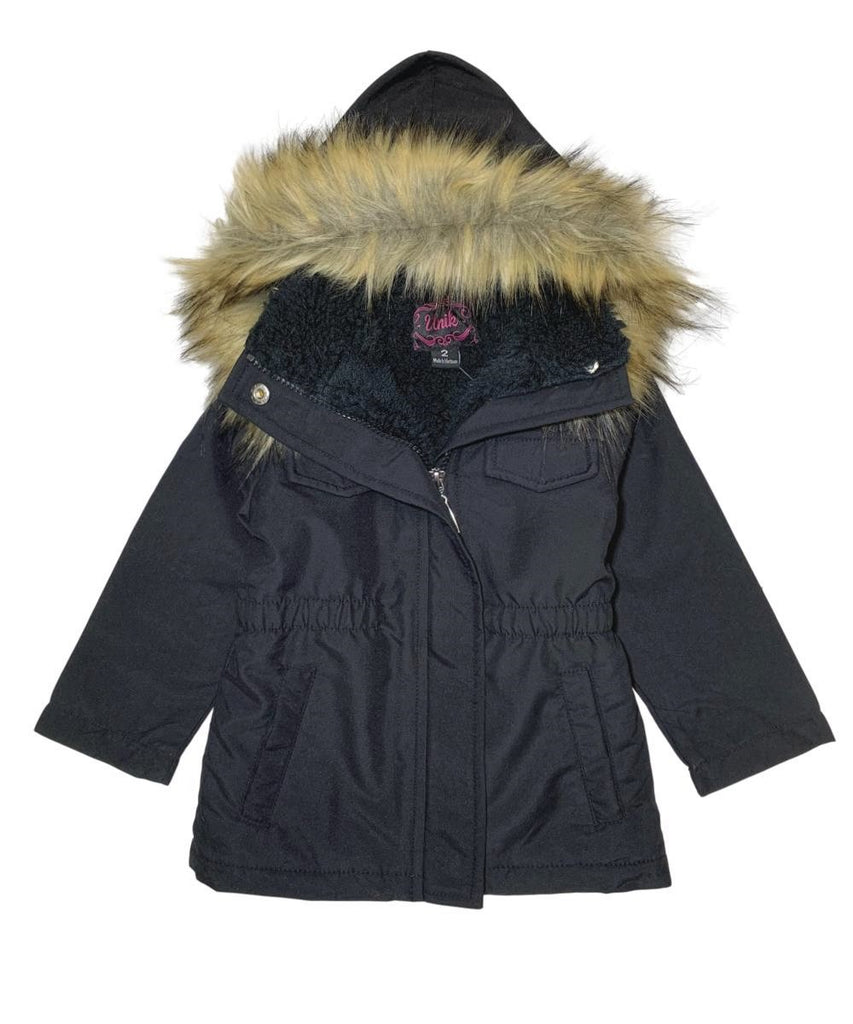 Girl's Sherpa Lined Utility Coat