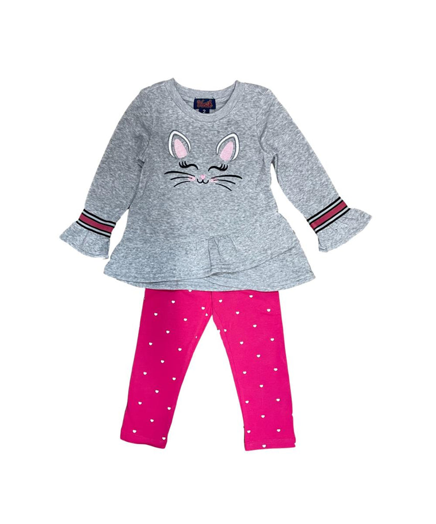Kitty Whisker 2 Piece set with Legging