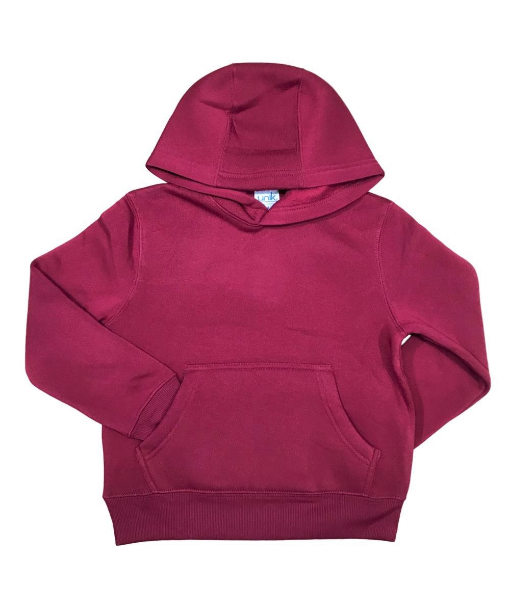 Fleece Classic Warm Pull Over Hoodie Plum KP101
