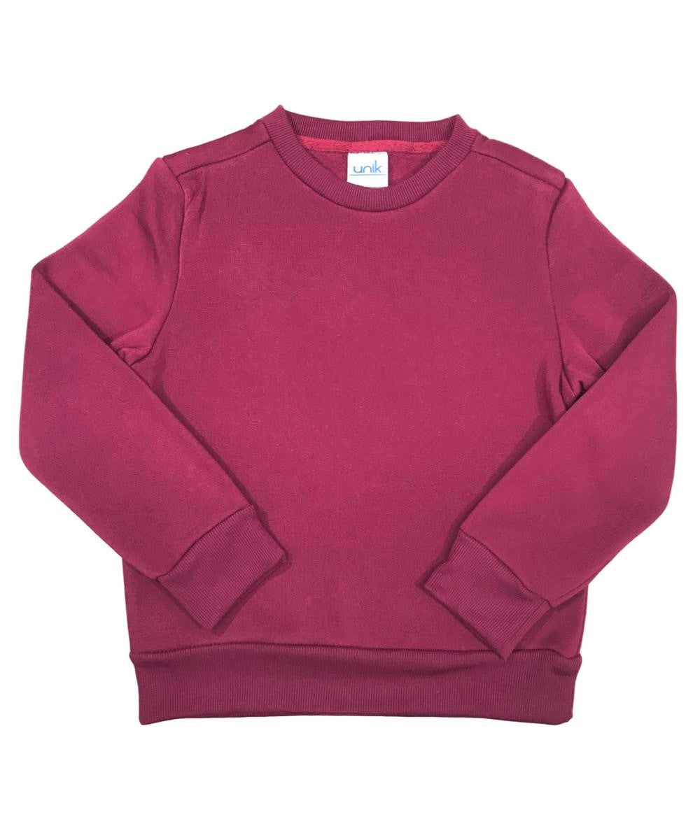 Premium Quality Fleece Crewneck Sweater shirts L Grey KP102