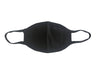 Solid Black Face Mask, Cotton, 2 layers, Washable, Reusable Mask, Tween Size