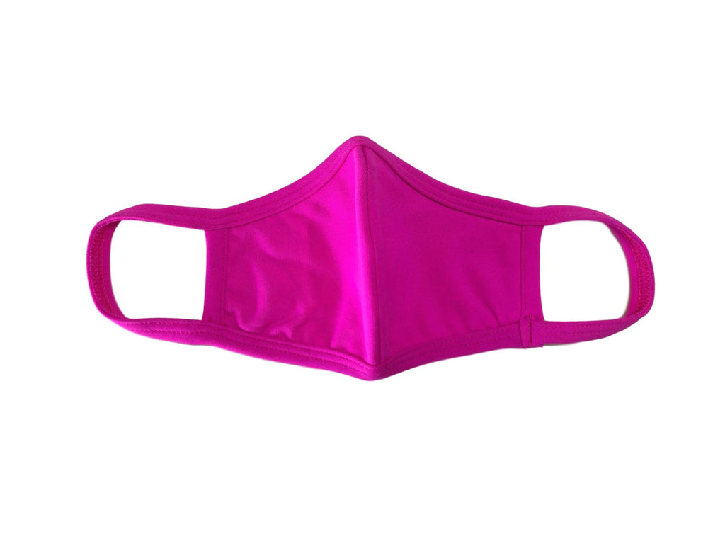 Face Mask, 100% Cotton, 2 layers, BubbleGum, Washable, Reusable Mask, Youth Size