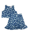 unik Girl Denim Print Skirt Set 2-14