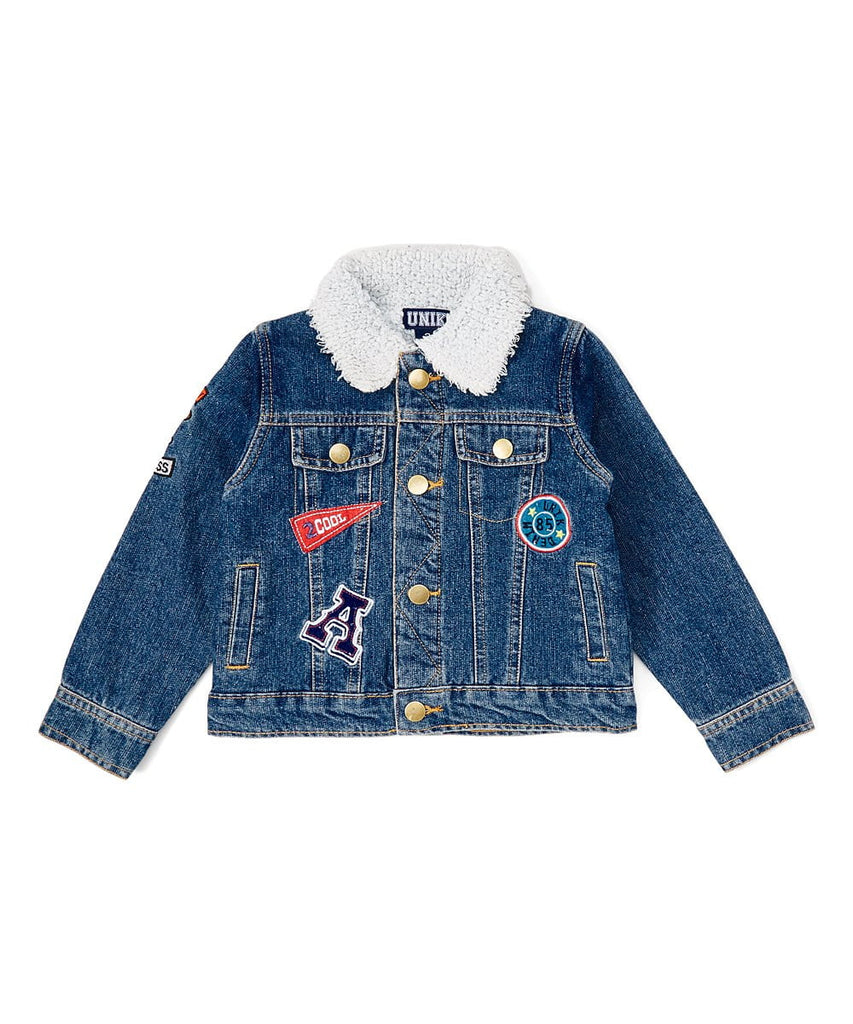 unikinc - Denim Aviator boy jacket - Unik Inc