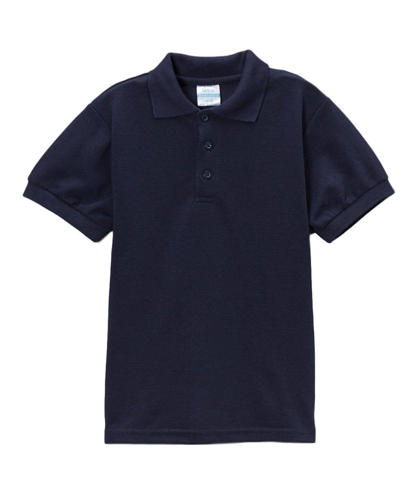 Sky blue school polo shirts 2025