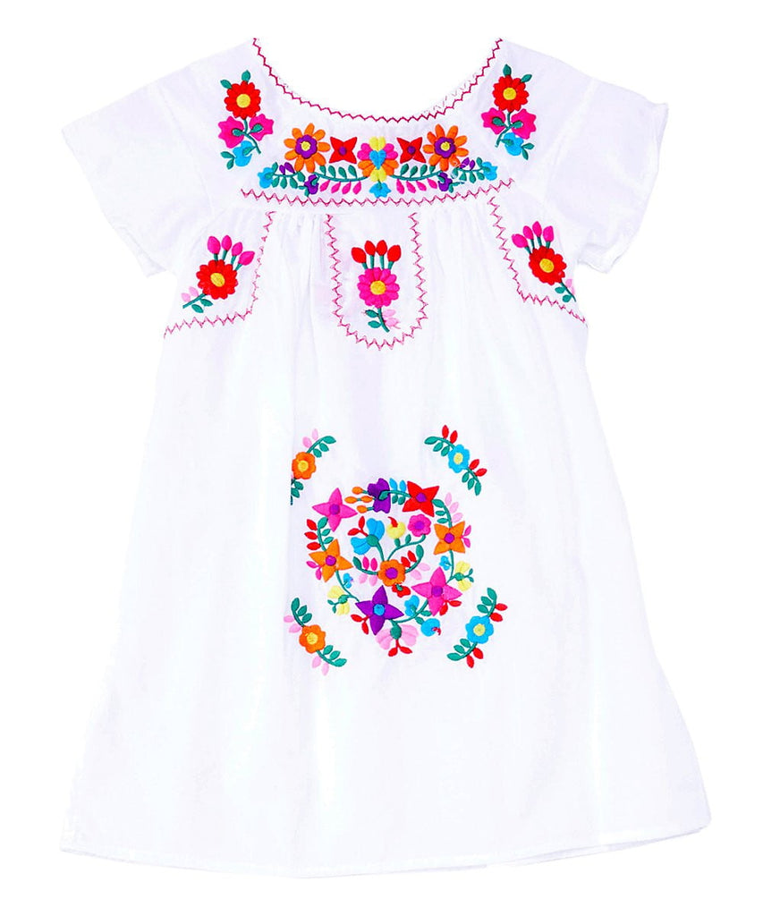 unikinc - Traditional Mexican Girl Embroidered Dress - Unik Inc